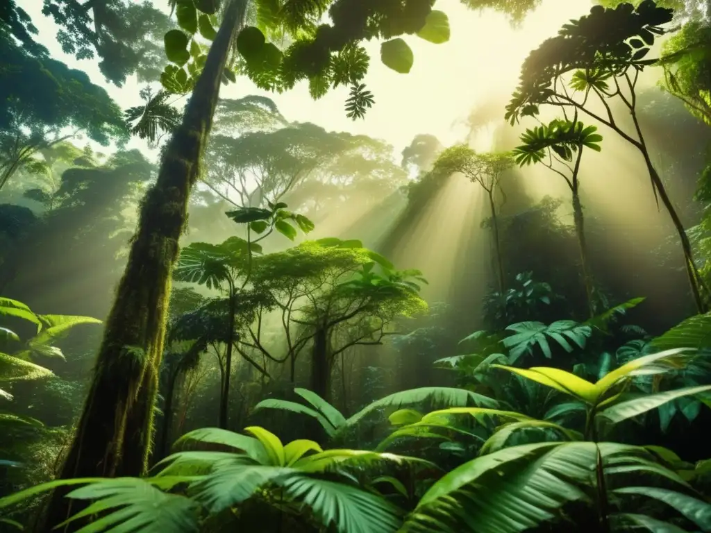 Expediciones en el Amazonas: Bosque denso, río serpenteante y equipo de exploración en un paisaje cautivador