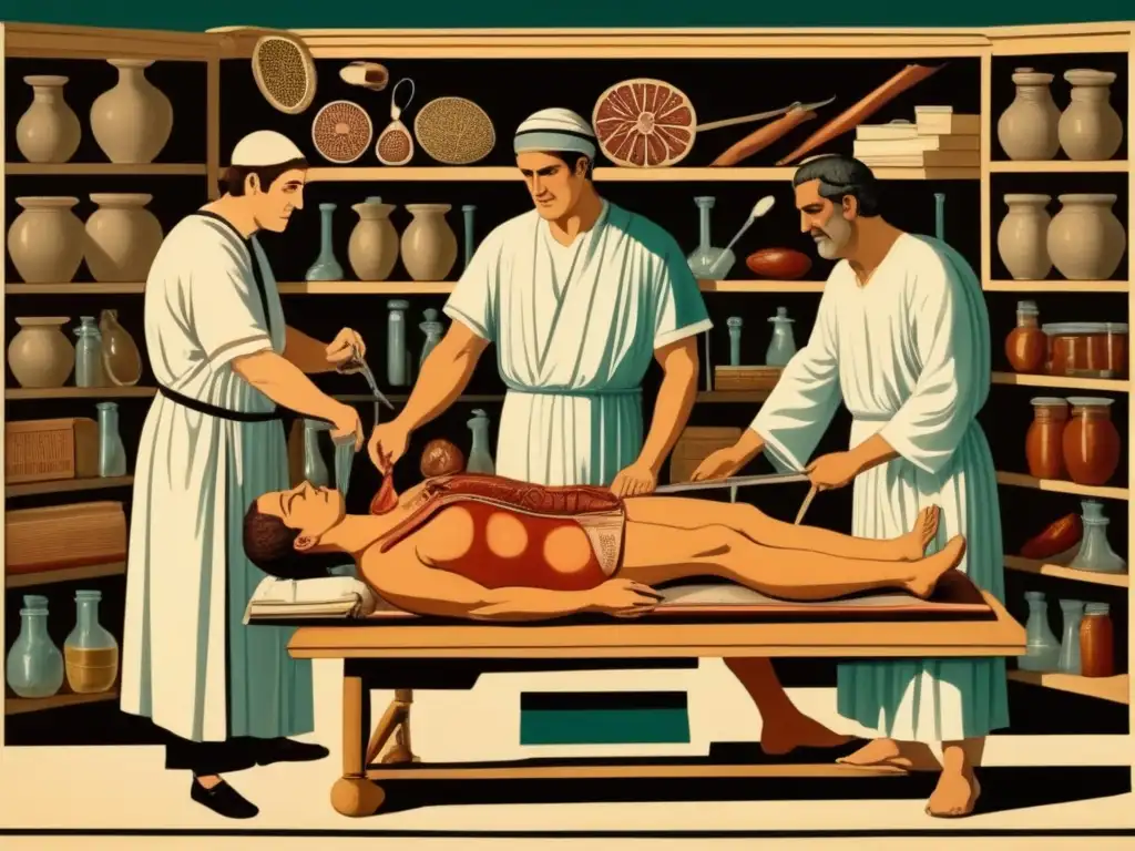 Ilustración antigua detalla avances en anatomía humana y descubrimientos de la antigua Grecia