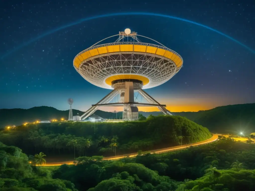 El radiotelescopio de Arecibo: Un gigante en la búsqueda de señales extraterrestres