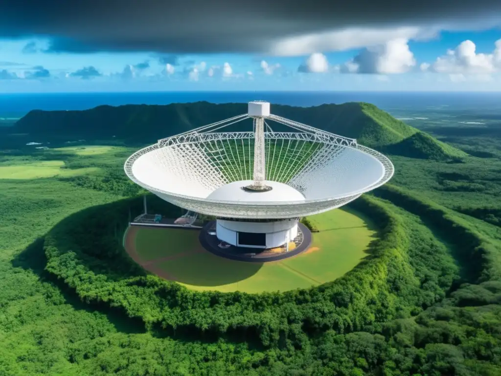 El radiotelescopio de Arecibo: Un gigante en la búsqueda de señales extraterrestres