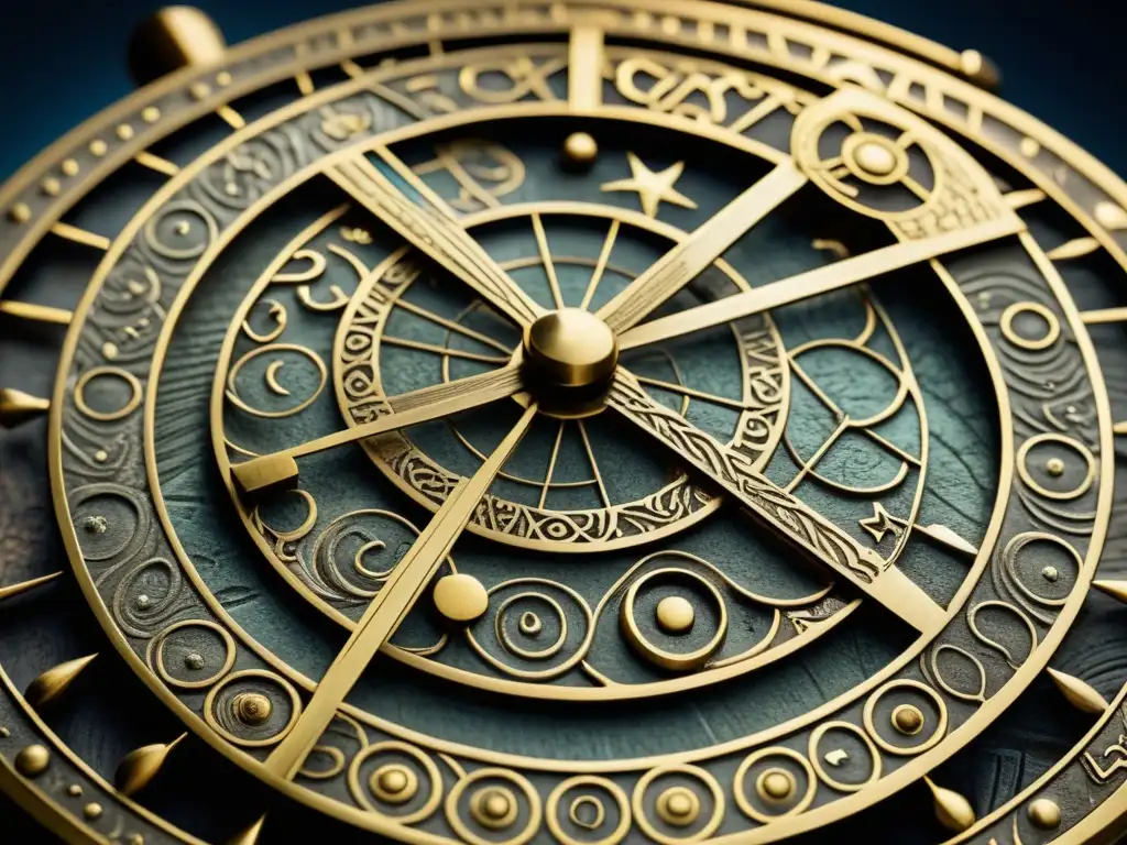 Astrolabe vikingo: diseño intrincado y engravings celestiales (+keyword)