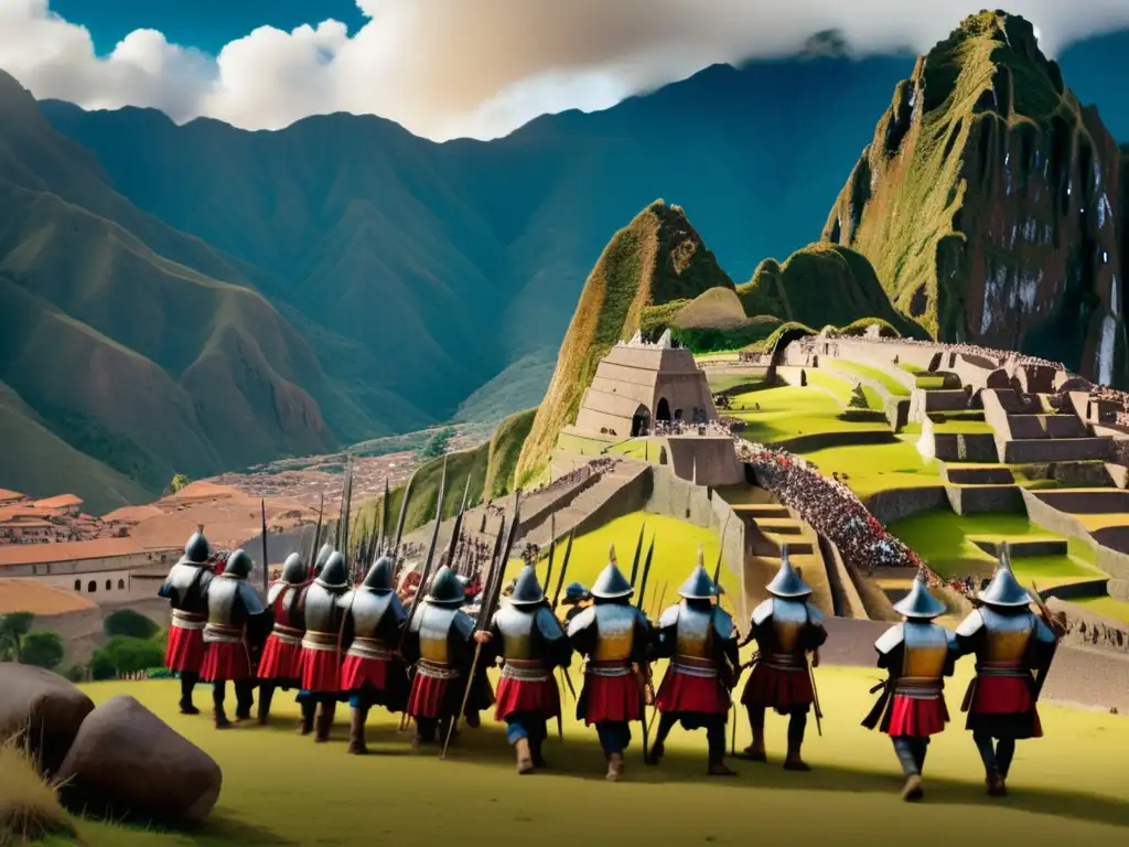 Captura dramática de la capital inca en Cusco, rodeada de majestuosas montañas