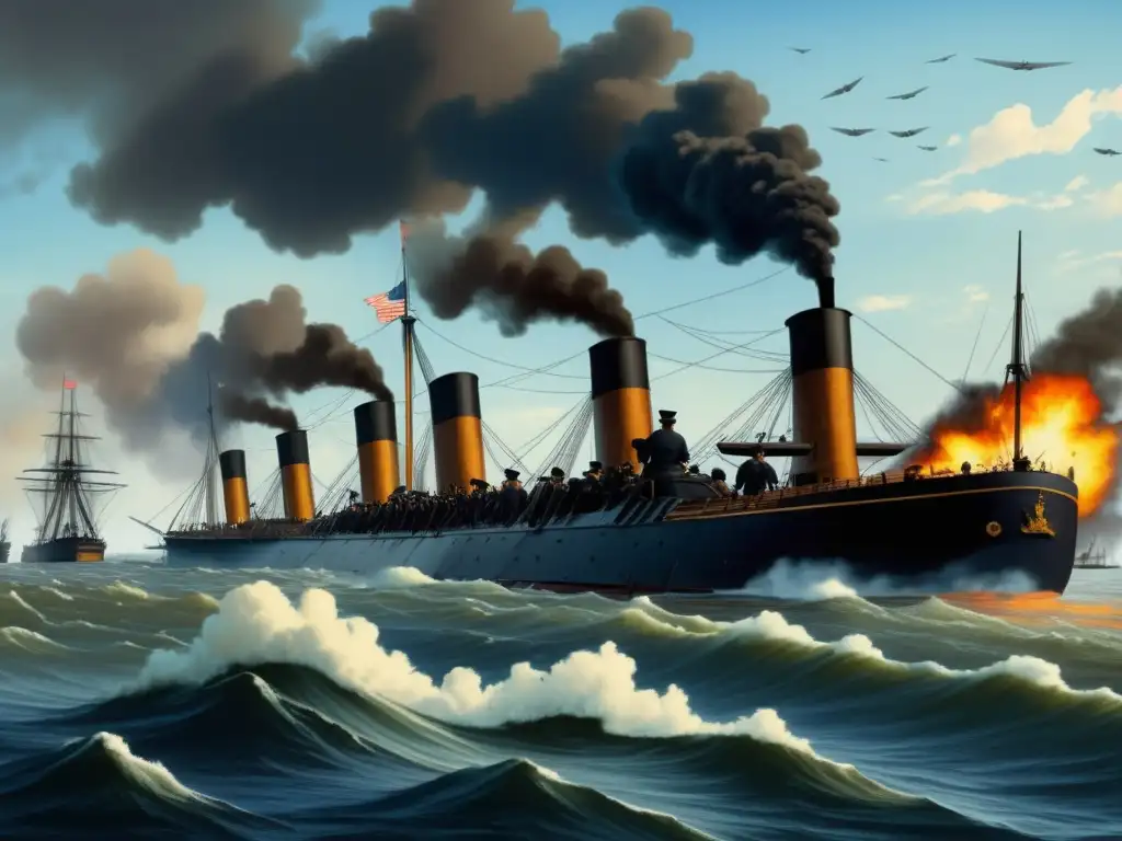 Batalla naval entre el Monitor y el Merrimack: Los primeros Ironclads de la Guerra Civil Americana