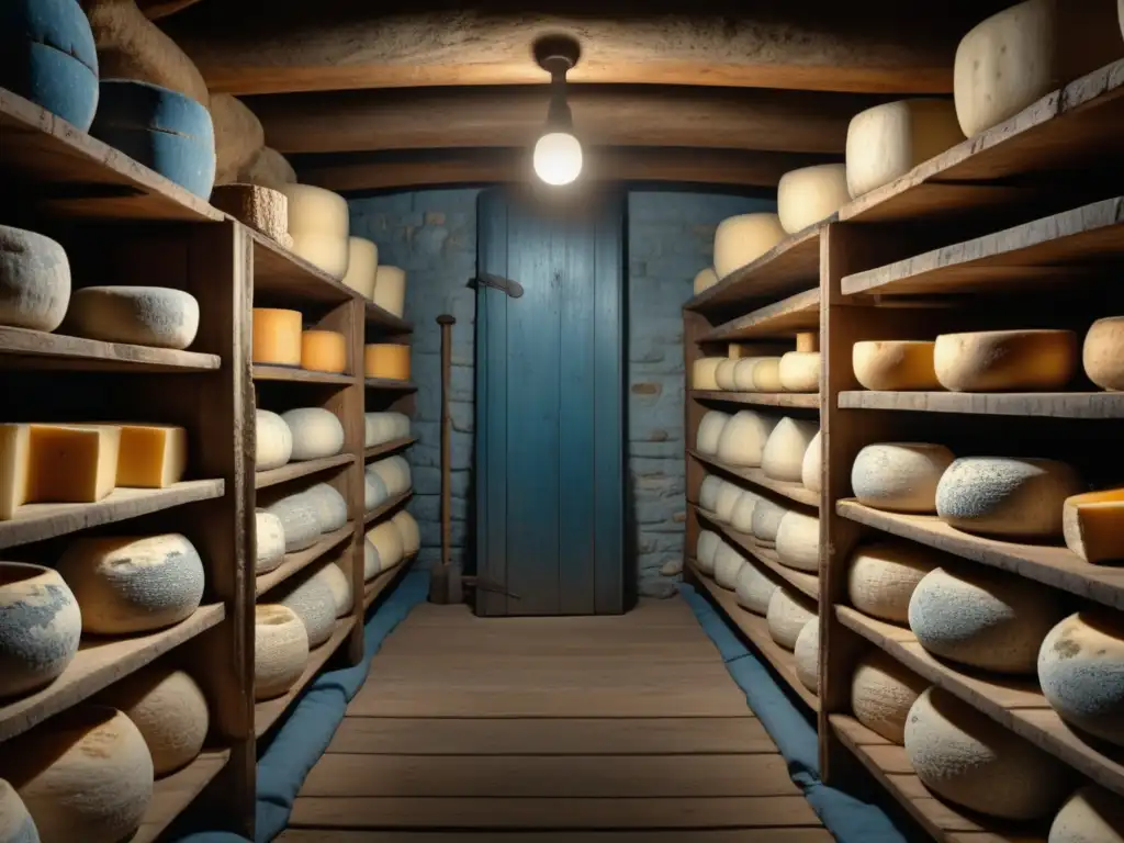 La tradición del queso azul en una bodega de quesos con encanto