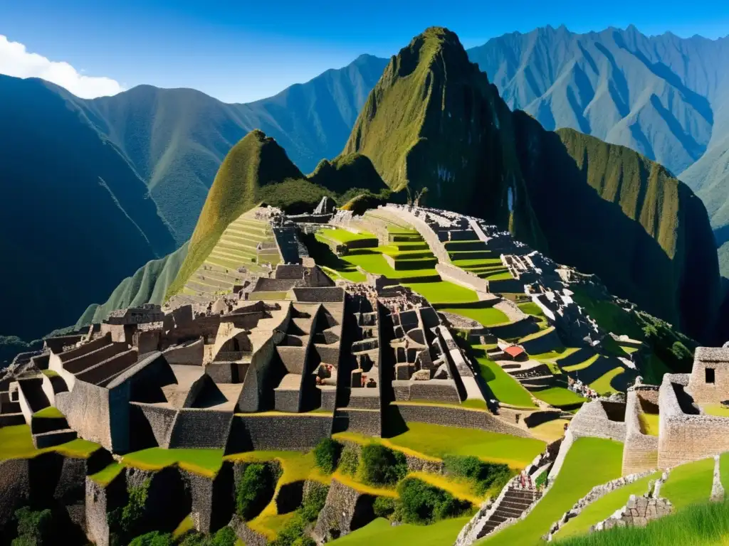 Escena vibrante de la conquista del Imperio Inca: mercado, arquitectura fusionada, montañas andinas y cultura latinoamericana