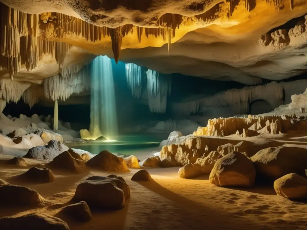 Espectacular imagen 8k de la Cueva de Lechuguilla, con formaciones únicas y atmósfera cautivadora