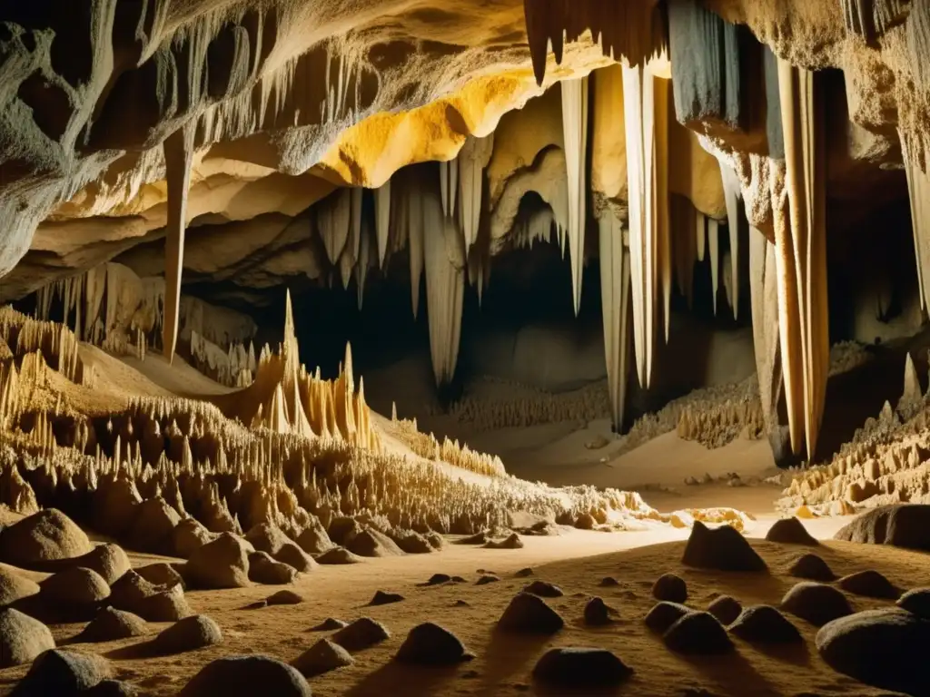 Cuevas de Wind Cave: Formaciones geológicas impresionantes en las Montañas Rocosas, con estalagmitas y estalactitas de distintas formas y tamaños