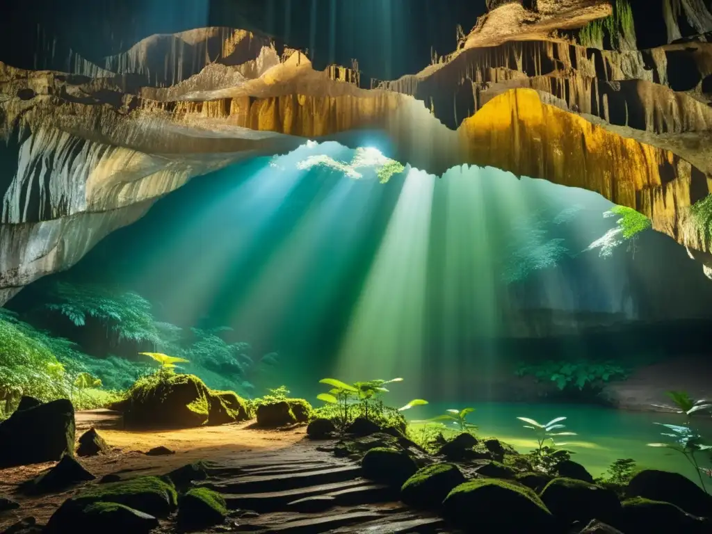 Entrada majestuosa de las cuevas de Hang Son Doong