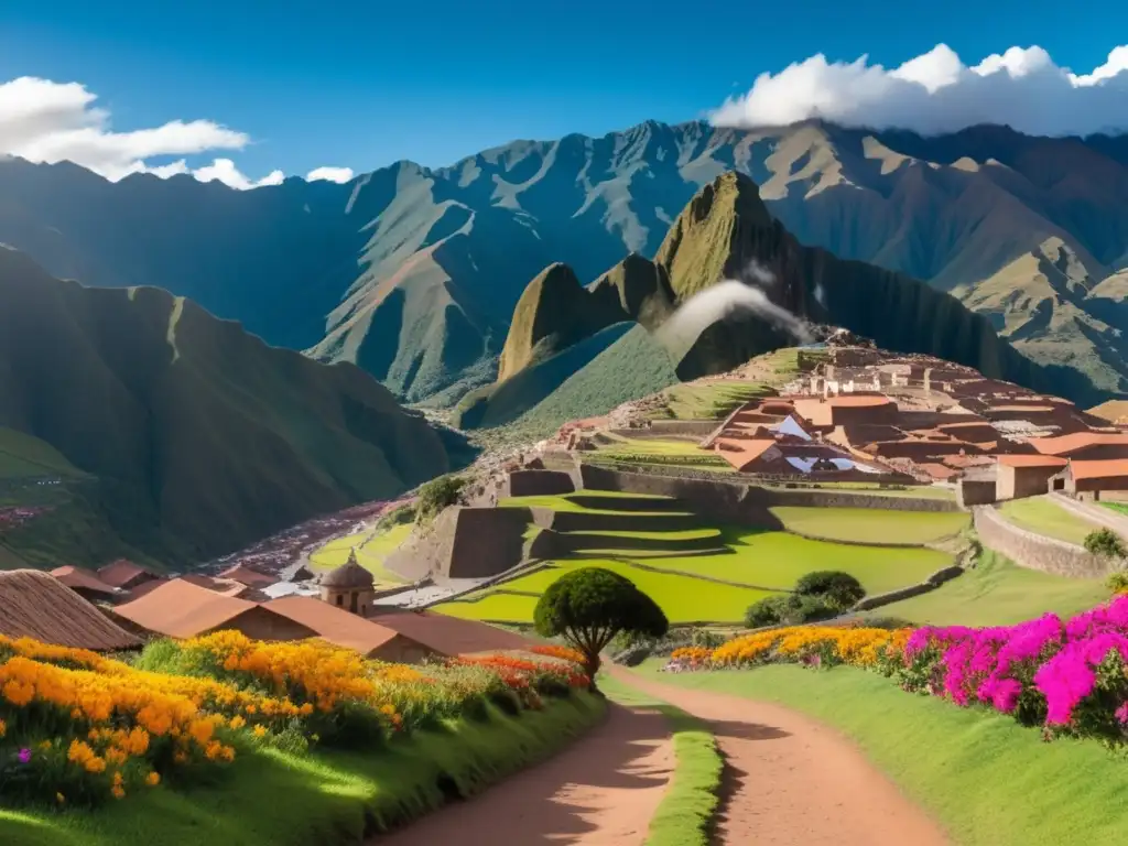 Paisaje impresionante de Cusco, Perú: expedición de Hiram Bingham a Machu Picchu