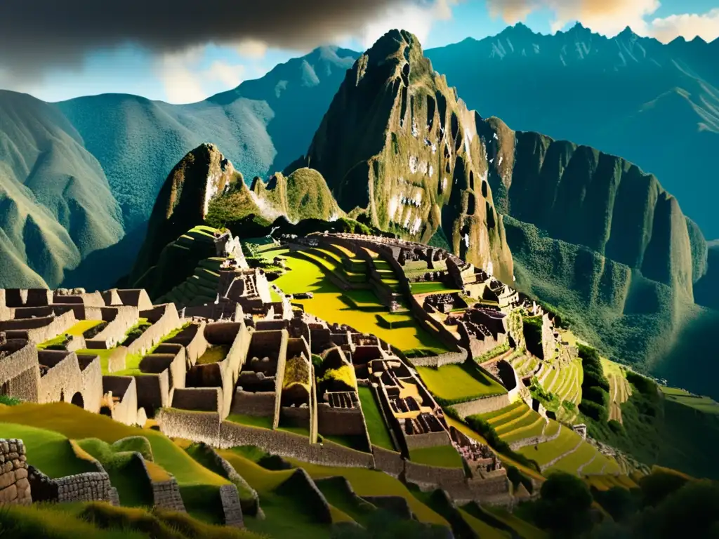 Paisaje épico de la caída del imperio Inca y la llegada de los españoles a Cusco