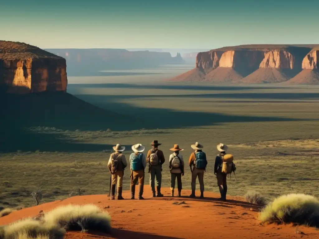 Encuentro cultural: Exploradores y aborígenes australianos