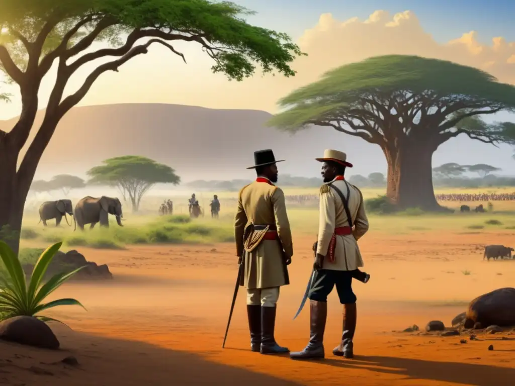 Encuentro histórico entre Stanley y Livingstone en África: expediciones en África