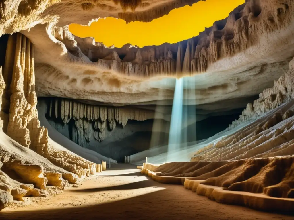 El laberinto subterráneo: una mirada a las cuevas de Carlsbad, una maravilla natural con formaciones de piedra caliza y arte rupestre