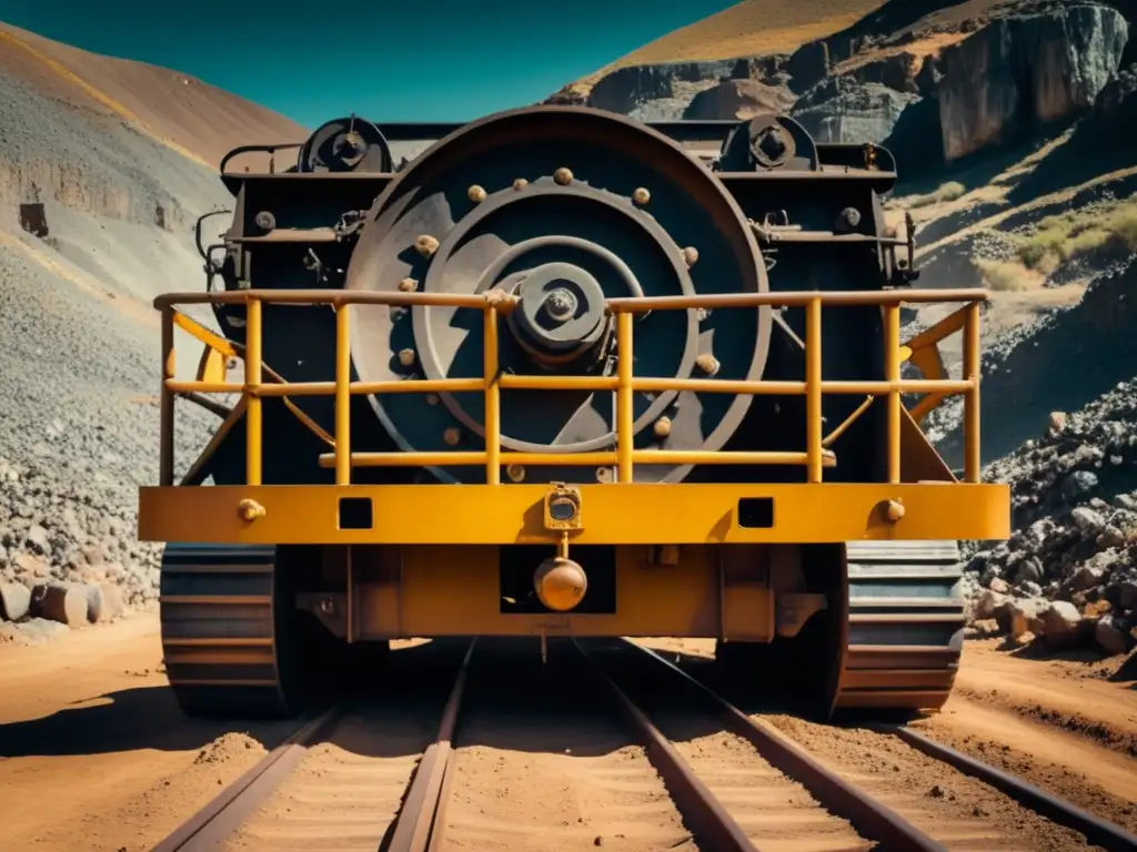 Legado tóxico de exploraciones mineras: Un llamado a la conciencia, equipo minero vintage