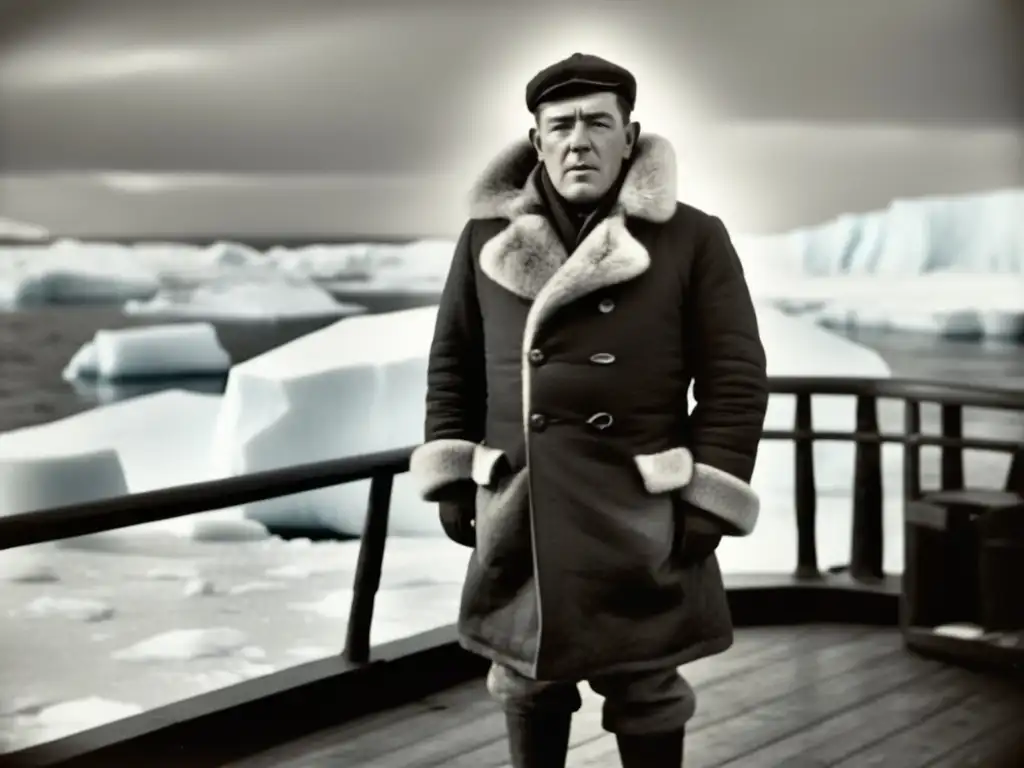 Ernest Shackleton en su viaje heroico al Polo Sur