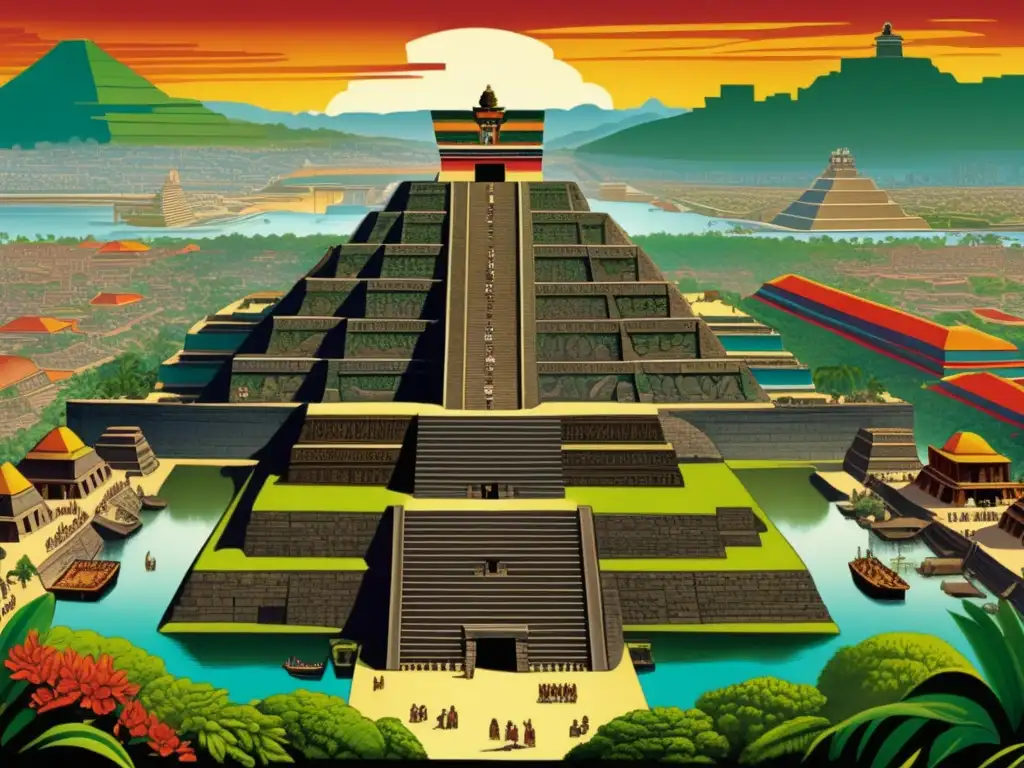 La grandiosa y compleja civilización Azteca: descubrimientos de su capital Tenochtitlan, Templo Mayor y armonía entre naturaleza y vida urbana