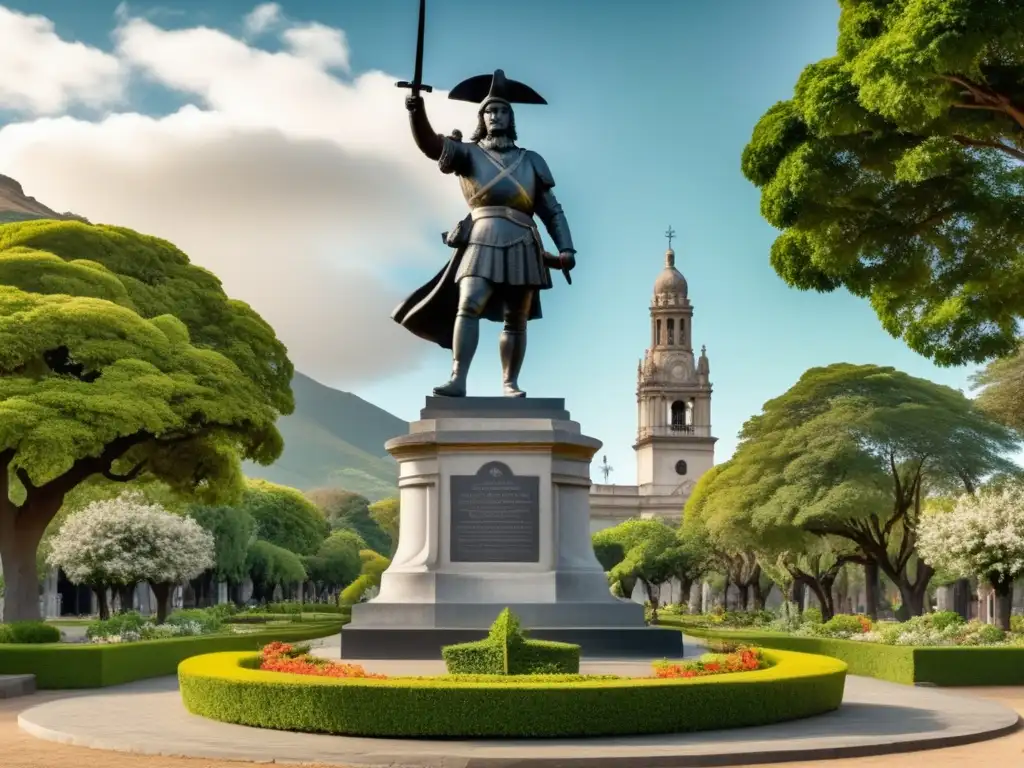 Estatua de Pedro de Valdivia: conquistador de Chile