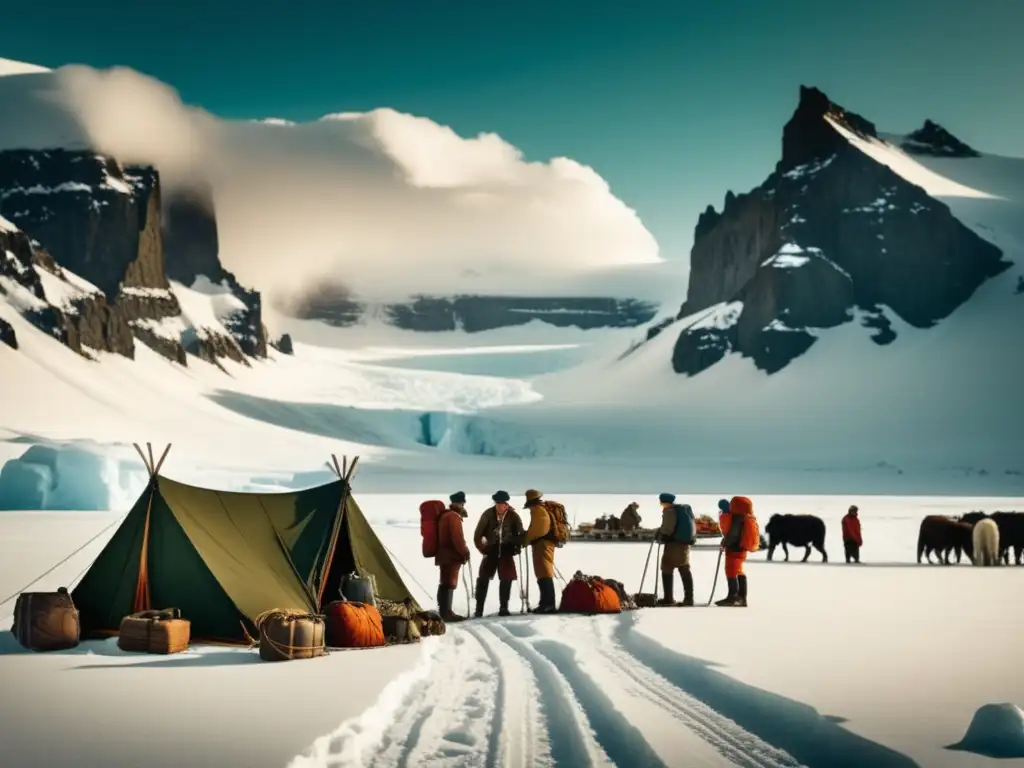 Grupo de exploradores preparándose para la expedición a las cuevas de hielo de Islandia: un viaje helado al corazón de la Tierra