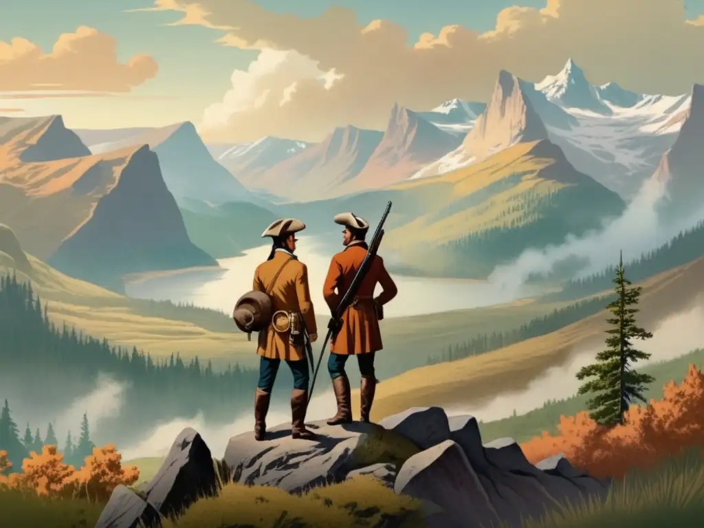 Legado de la expedición Lewis y Clark: exploración del Oeste Americano en una imagen vintage de 8k