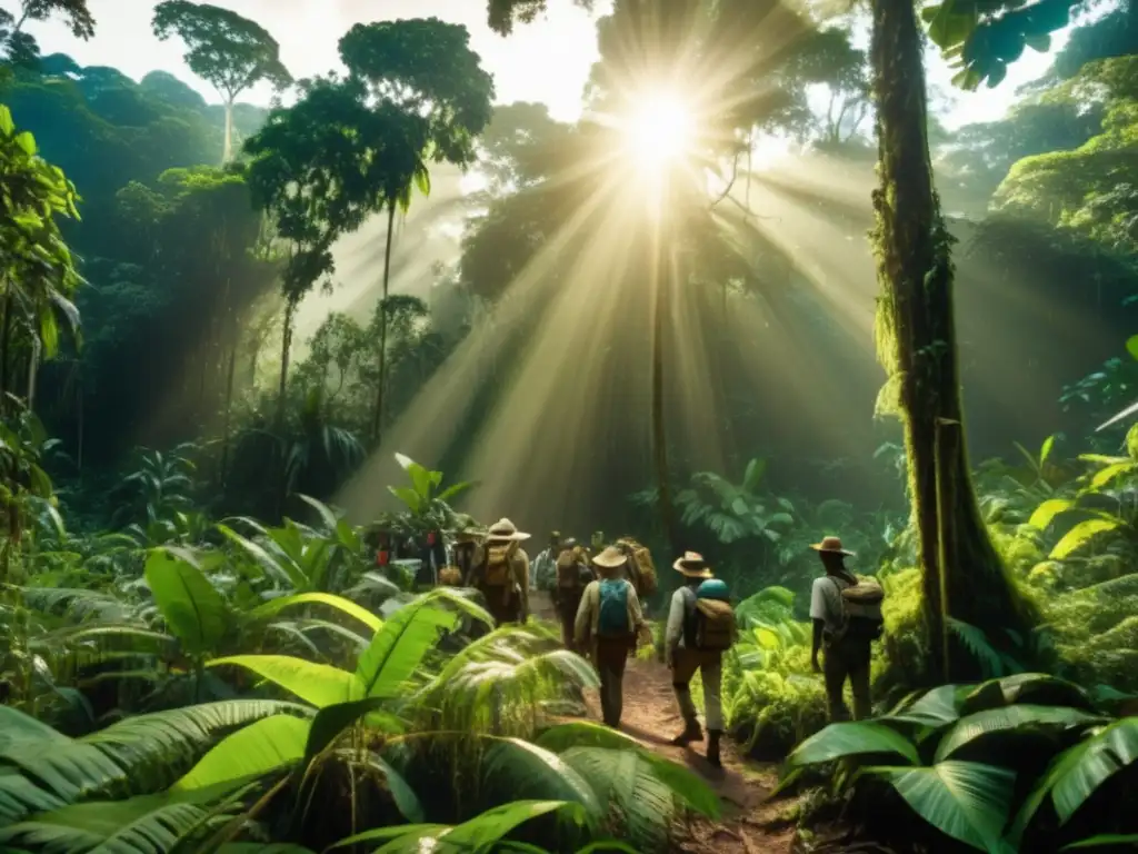 Exploradores fascinados por la belleza del Amazonas en una expedición que cambió la visión del Amazonas