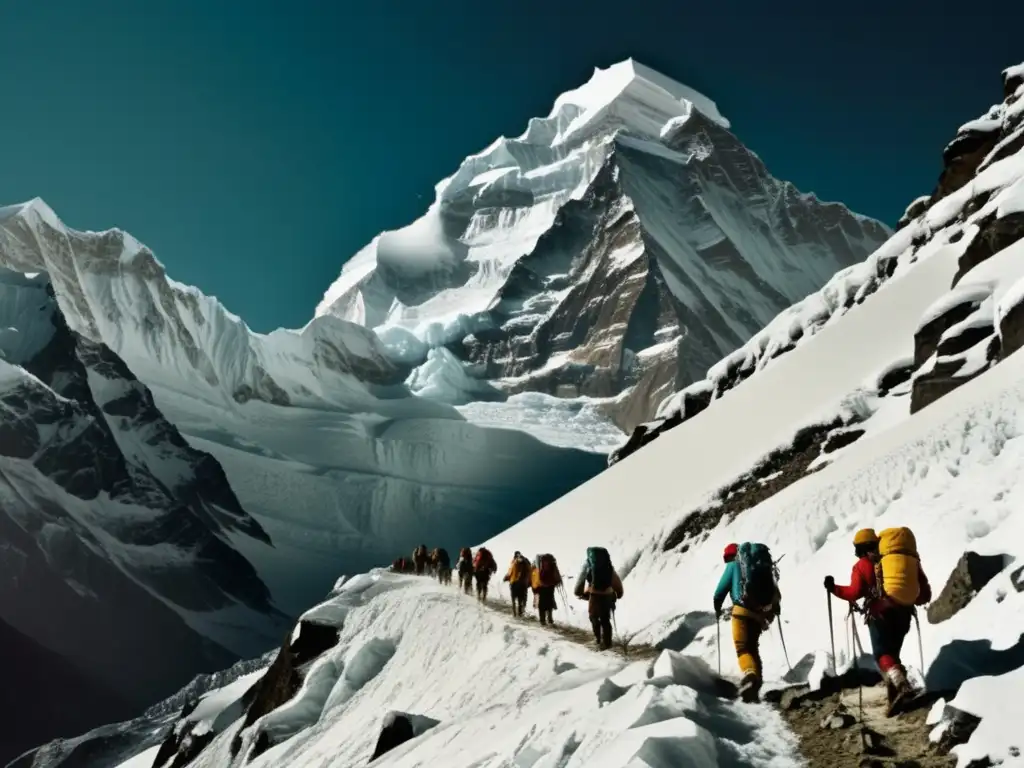 Montañeros en el Annapurna: desafíos y belleza