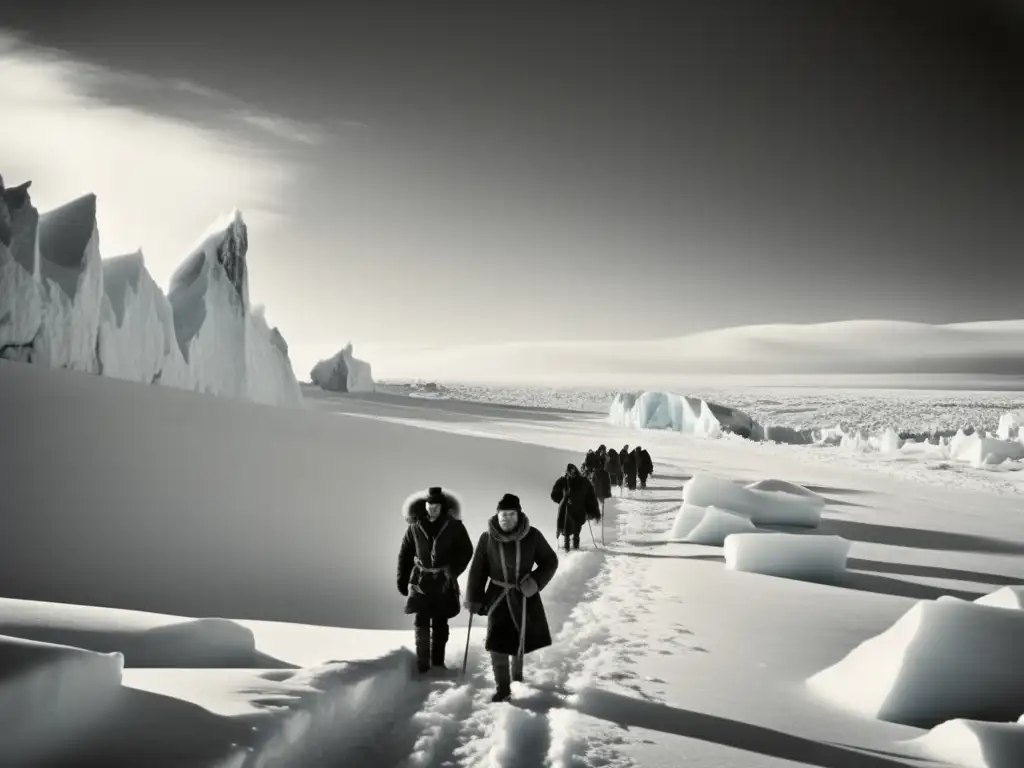 Los Desafíos de Supervivencia en la Travesía de Amundsen al Polo Sur