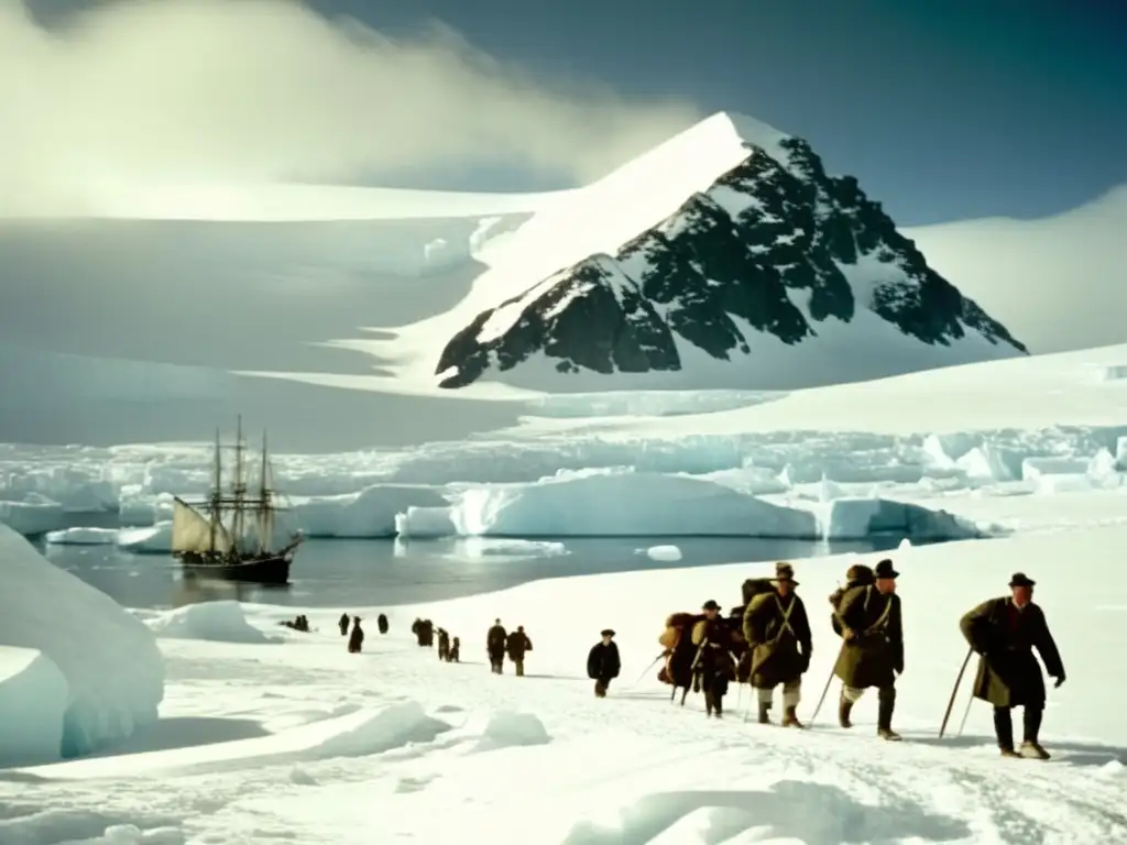 Hazaña de Shackleton: Exploradores triunfantes en la Antártida -