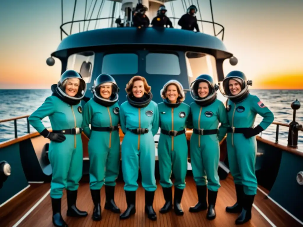 Expediciones submarinas con Sylvia Earle y su equipo, en una emocionante inmersión al atardecer, listos para explorar