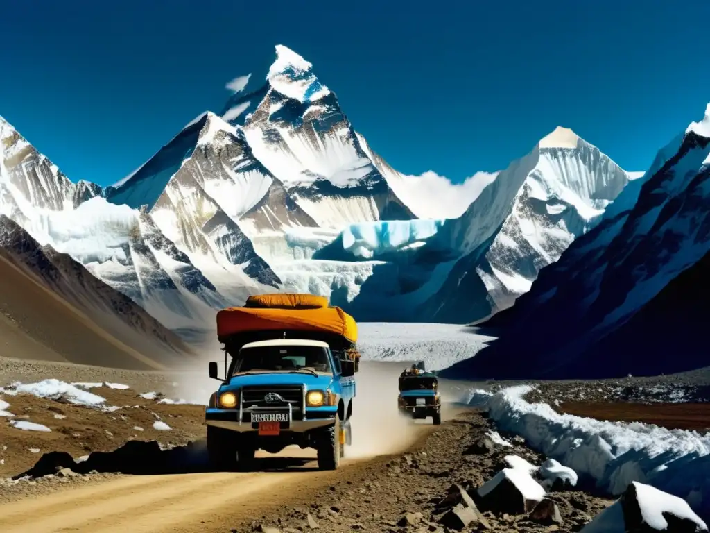 Expedición audaz hacia el Everest Vehículo audaz en expedición a Mount Everest: historia y desafíos