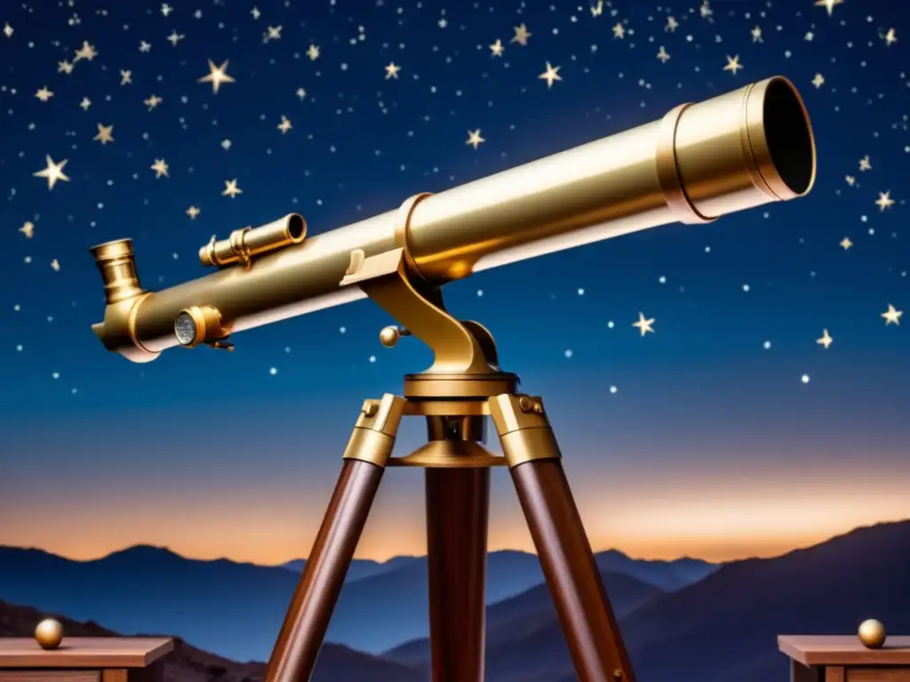 Telescopio vintage observando nuevos planetas - Cómo los grandes descubrimientos han cambiado para siempre nuestra percepción de la realidad