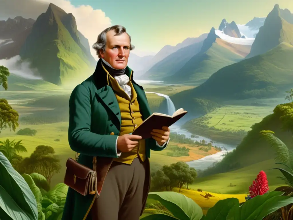 Mapa histórico de la odisea de Alexander von Humboldt en América del Sur: Un hito científico