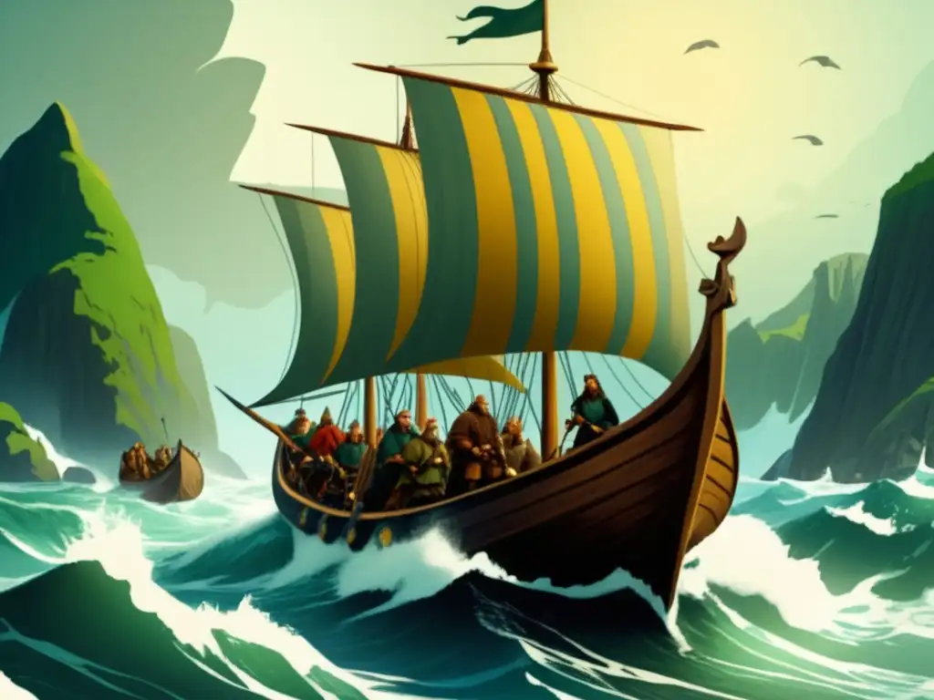 La visión de Leif Erikson: exploraciones vikingas hacia América-