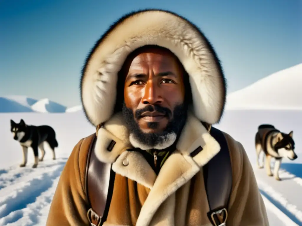 Matthew Henson, explorador ártico, preparado para el desafío en el Polo Norte