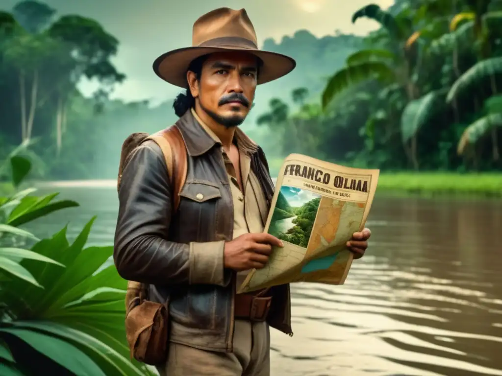 Francisco de Orellana, pionero de la exploración del Amazonas, en una imagen vintage de 8k