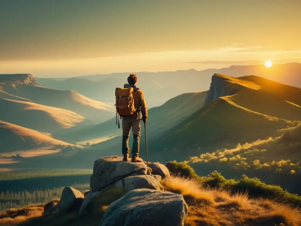 Explorador solitario en la naturaleza: El poder de la introspección y la soledad