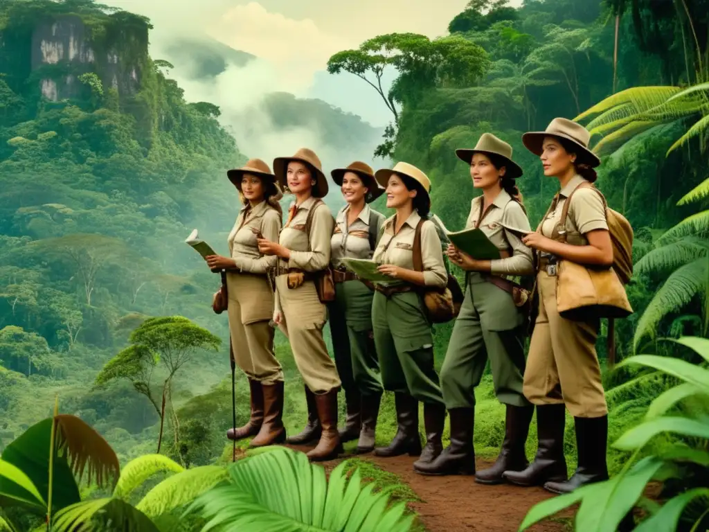 Mujeres exploradoras lideran expedición en la jungla