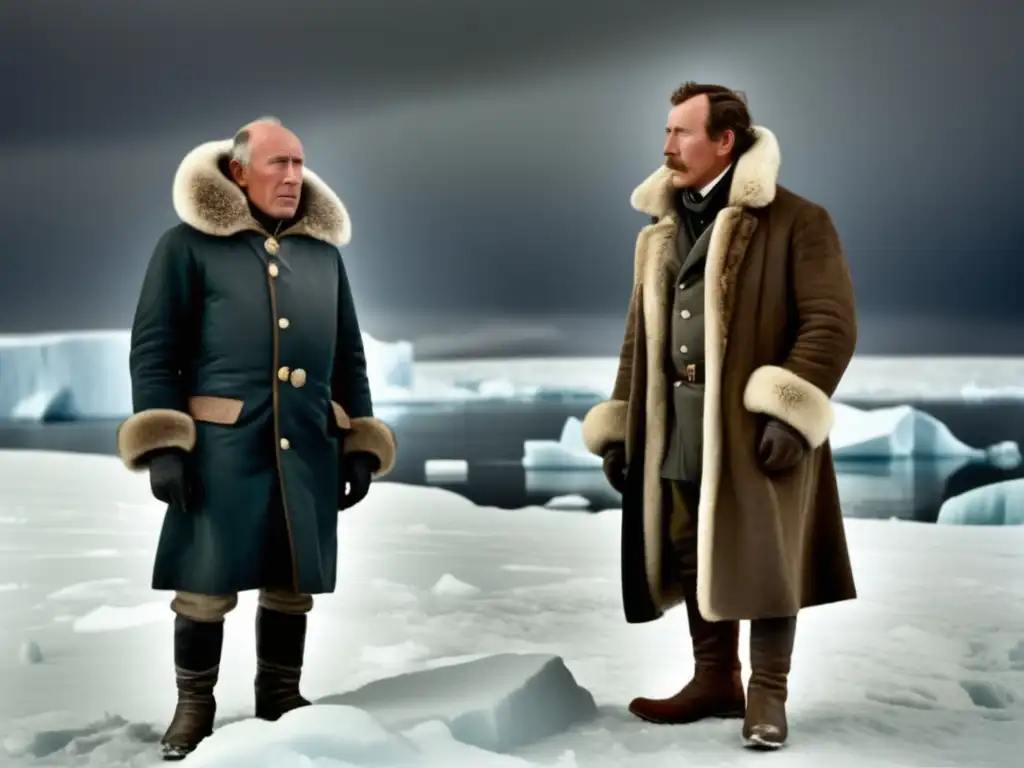 La Odisea Antártica de Amundsen y Scott: Rivalidad, determinación y paisaje helado