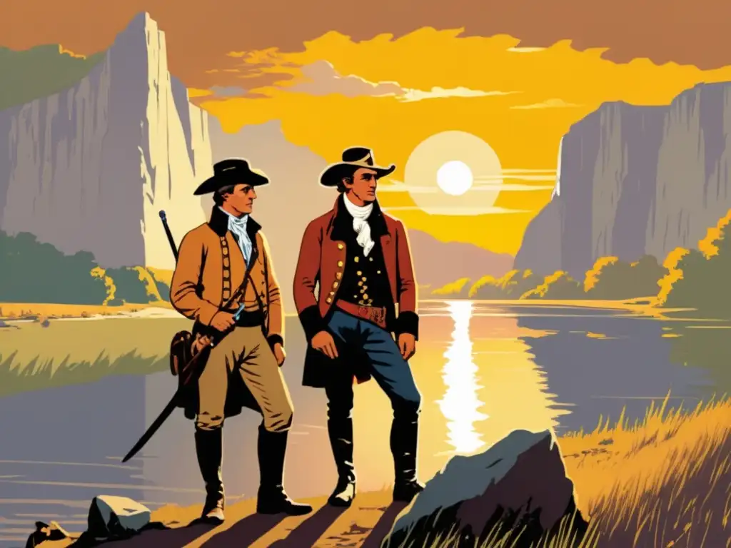 Expedición Lewis y Clark en el Río Missouri: exploradores, paisajes salvajes y espíritu de descubrimiento