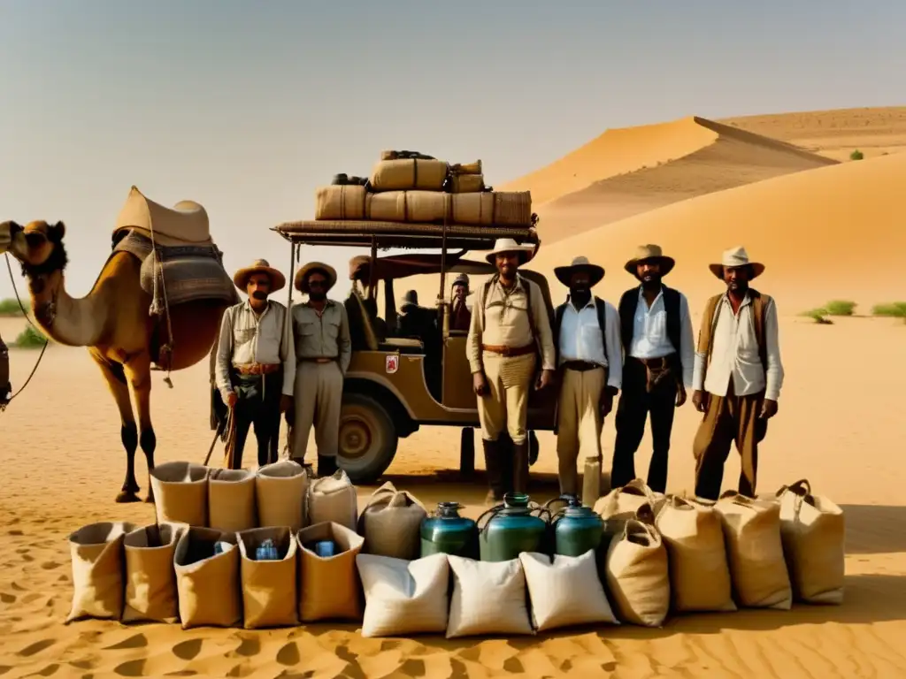 Aventura en el desierto de Thar: Exploradores en equipo frente a la vastedad del paisaje