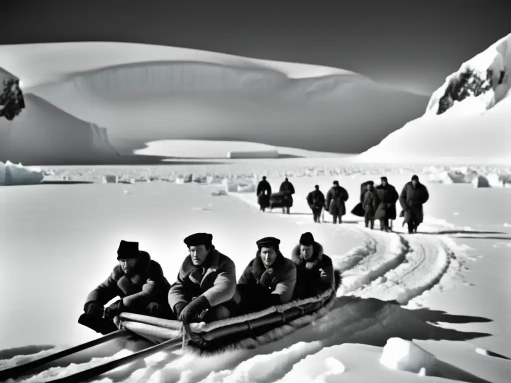 Desafíos de supervivencia en travesía de Amundsen al Polo Sur