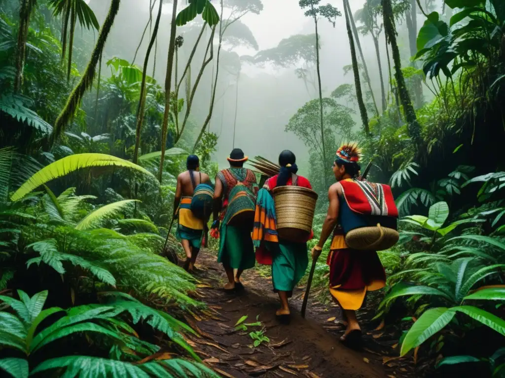 Arte indígena: expediciones históricas y habilidades cruciales en la selva