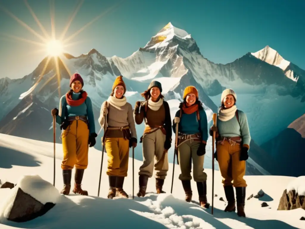 Mujeres pioneras conquistan el Himalaya Mujeres en el Everest: Desafiando límites humanos