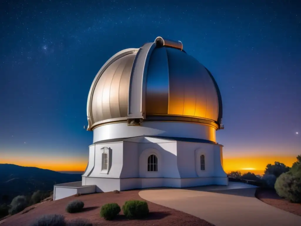 Telescopio Hale de 200 pulgadas en el Observatorio Monte Palomar -