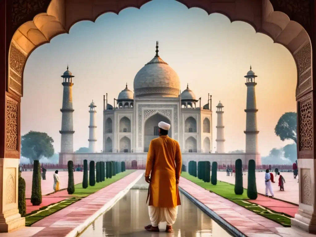 Ibn Battuta maravillado por la belleza del Taj Mahal en Agra, India - Las maravillas que Ibn Battuta descubrió en su viaje por Asia