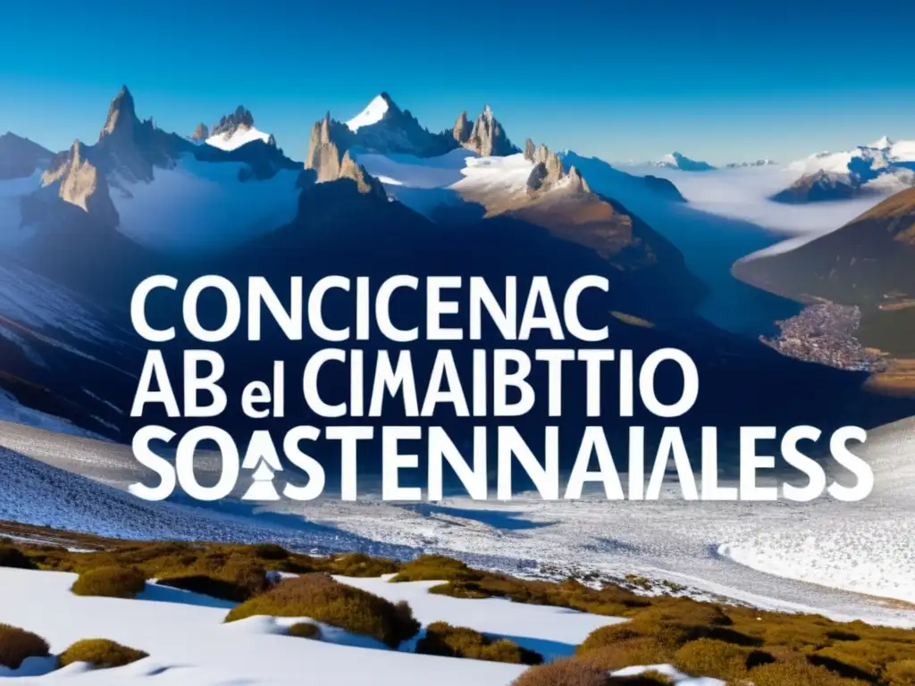 Paisaje helado en la Antártida: Expediciones a la Antártida, moda sostenible y conciencia medioambiental