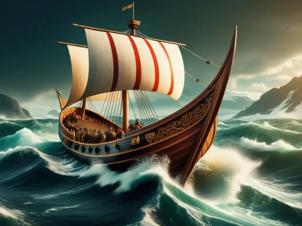 La fascinante expedición vikinga en un majestuoso barco de madera y su impacto histórico