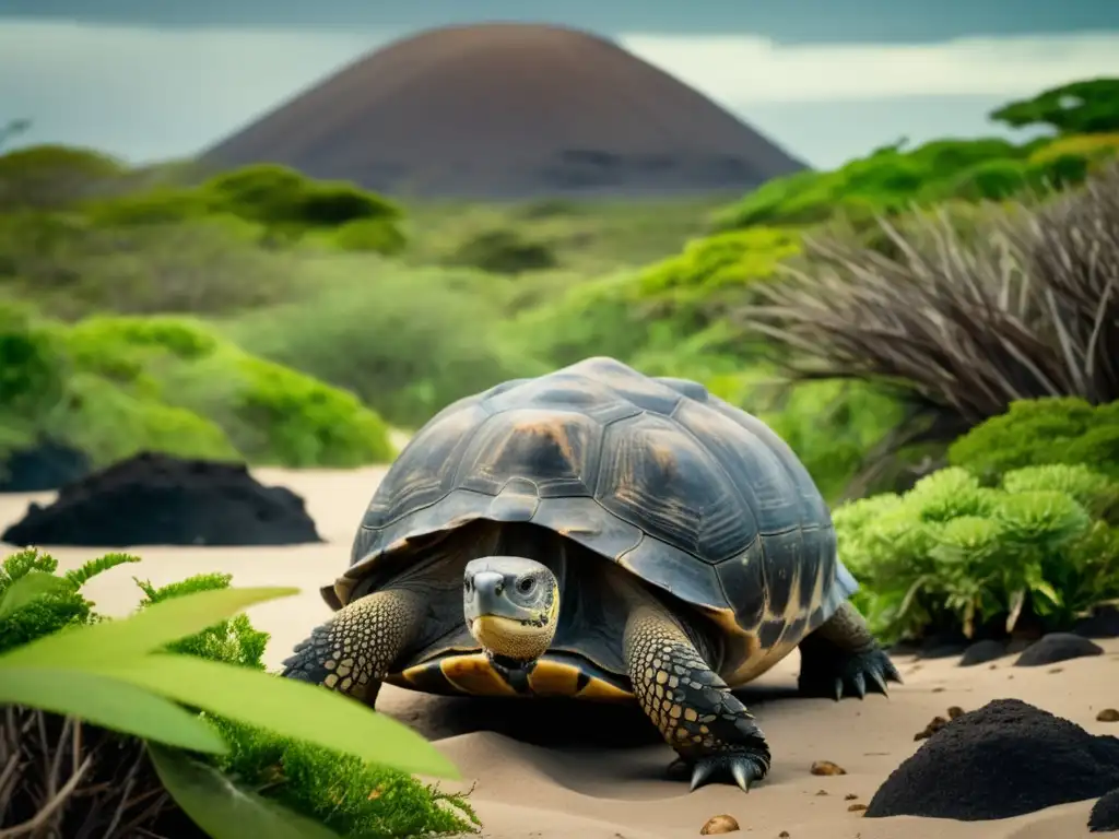 Islas Galápagos: Fauna y paisajes únicos, tortuga gigante y aves azules en paraíso intocado