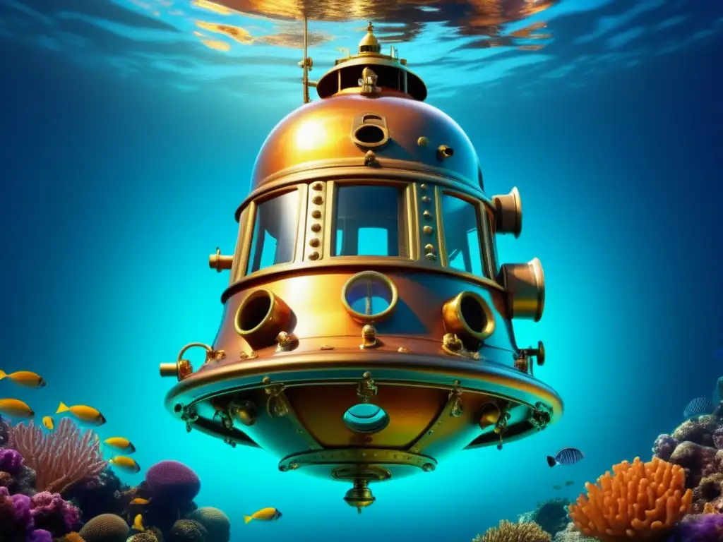 Avances en exploración submarina: Diving bell, vida marina colorida y naufragio misterioso