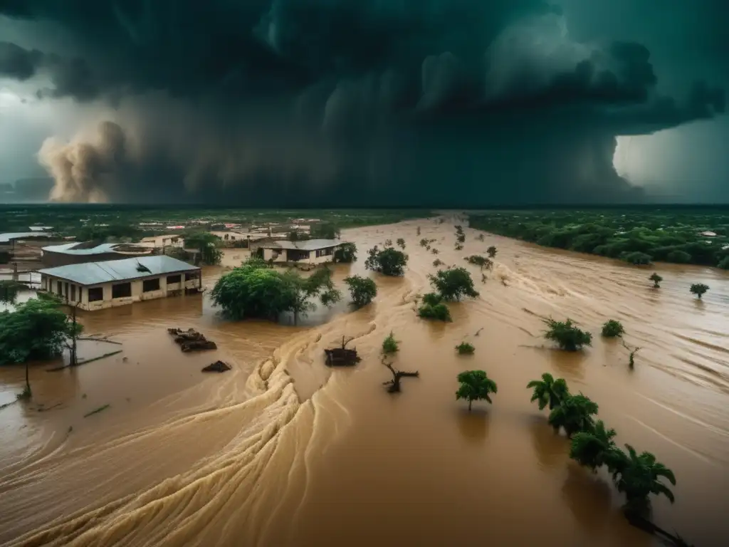 Paisaje devastado por monzones: Desafíos en zonas de lluvia extrema