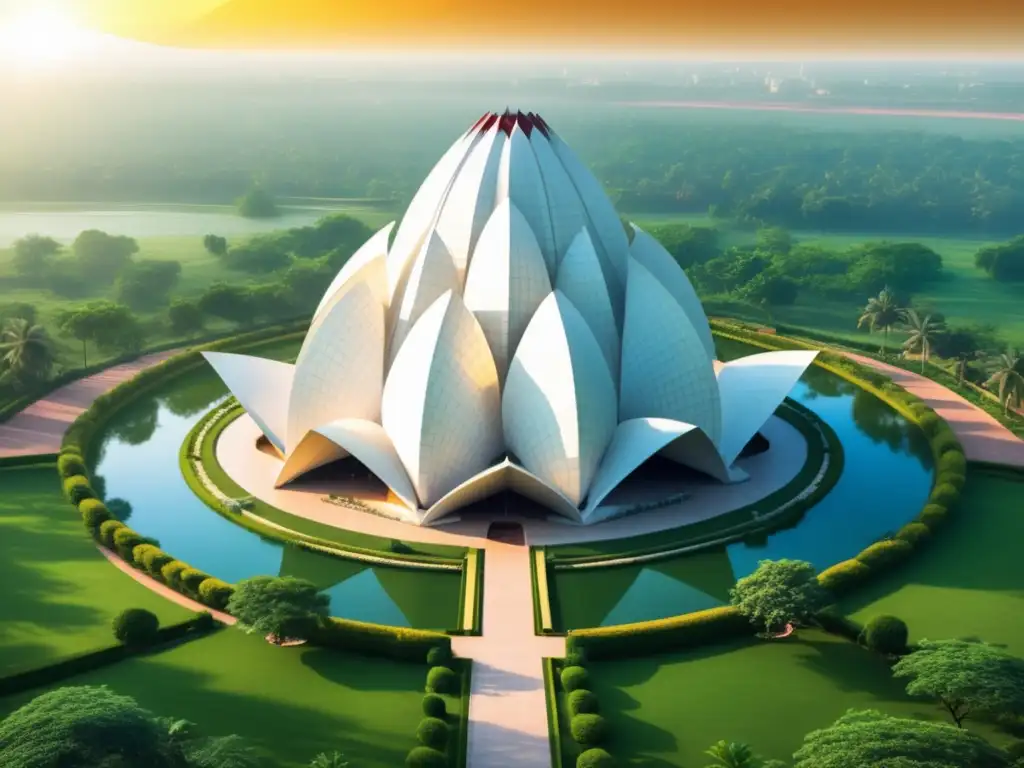 El Templo del Loto en India: Un símbolo de unidad y paz